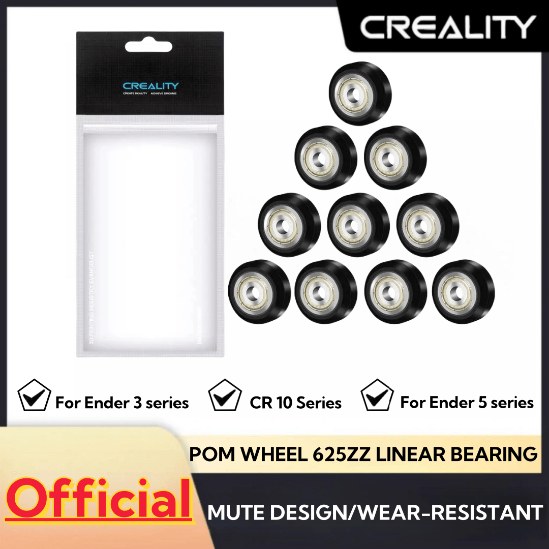 Creality Printer Ender 3 - 크리에이티 3D 프린터용 POM 휠, 플라스틱