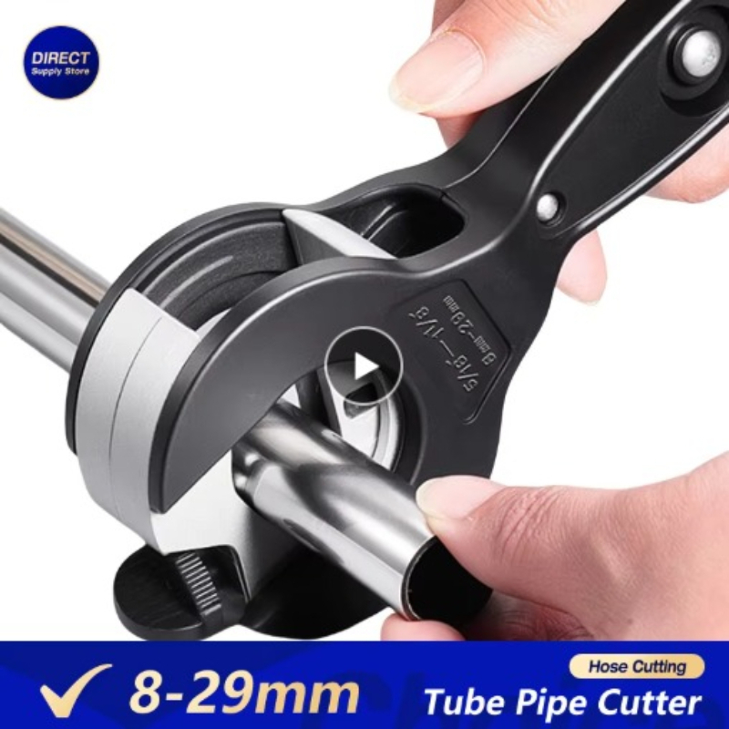 Pipe Cutter Ratchet - 8~29mm 금속, 스테인리스강, 구리, 알루미늄 파이프