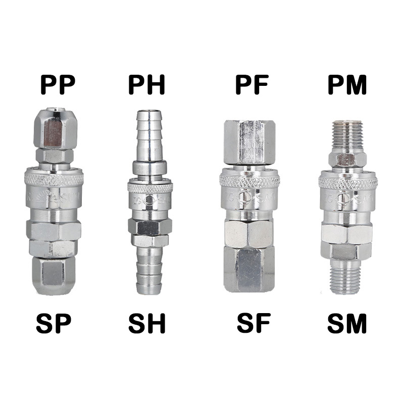 공압 피팅 c형 호스 퀵 커넥터, 고압 커플러 플러그  - Compression Fitting Brass 리뷰 및 가격