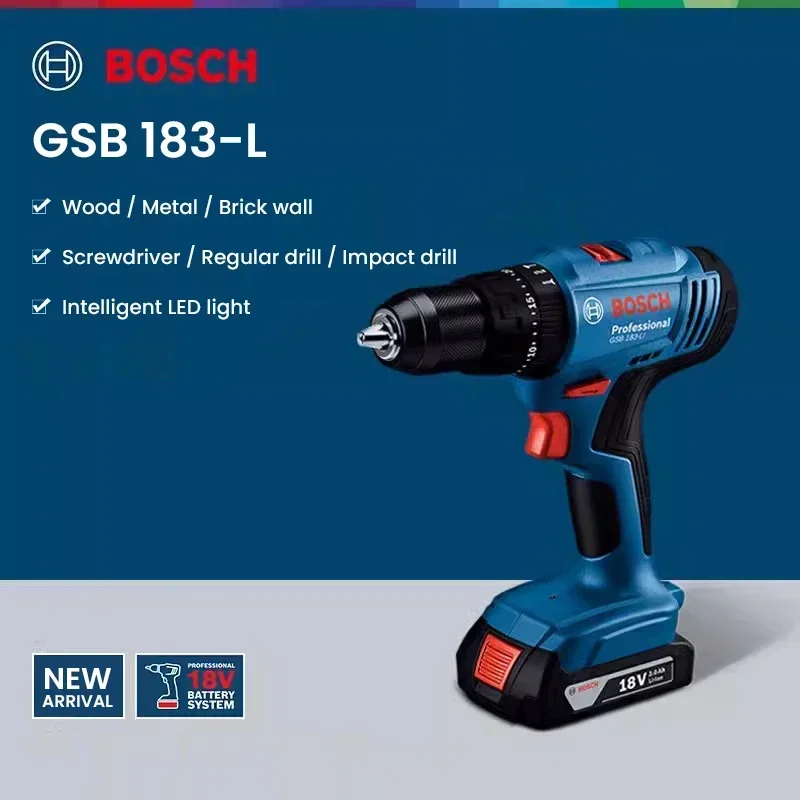 보쉬 GSB183-LI 18V 무선 임팩트 드릴, 강력 - Bosch Drill Gsb 18V 리뷰 및 가격